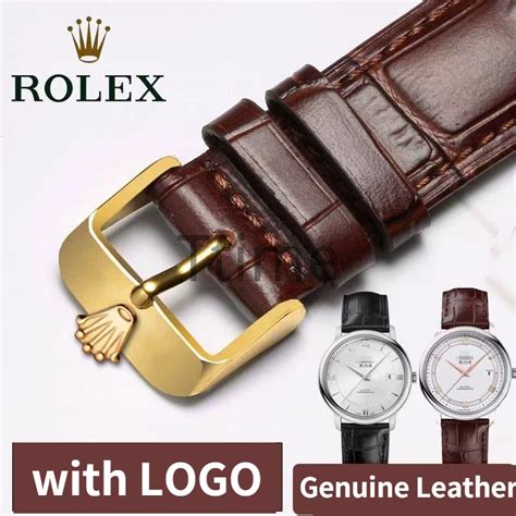 leather watchband rolex daytone|genuine rolex leather watch bands.